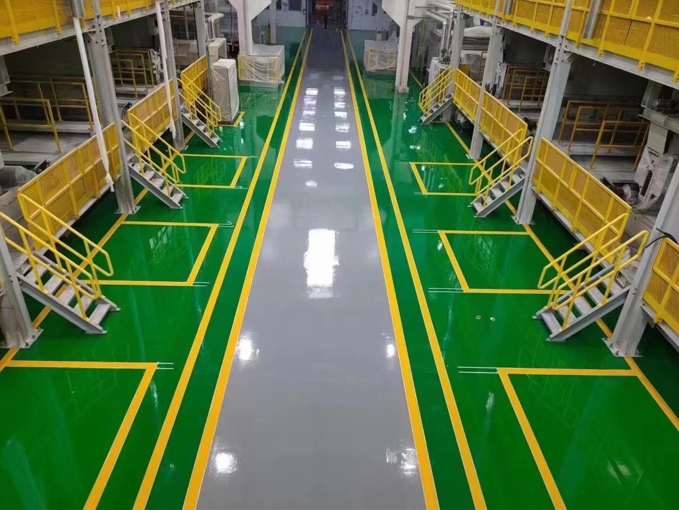 彩田BA-505C防靜電自流平地坪面漆-電子廠房、設備制造車間